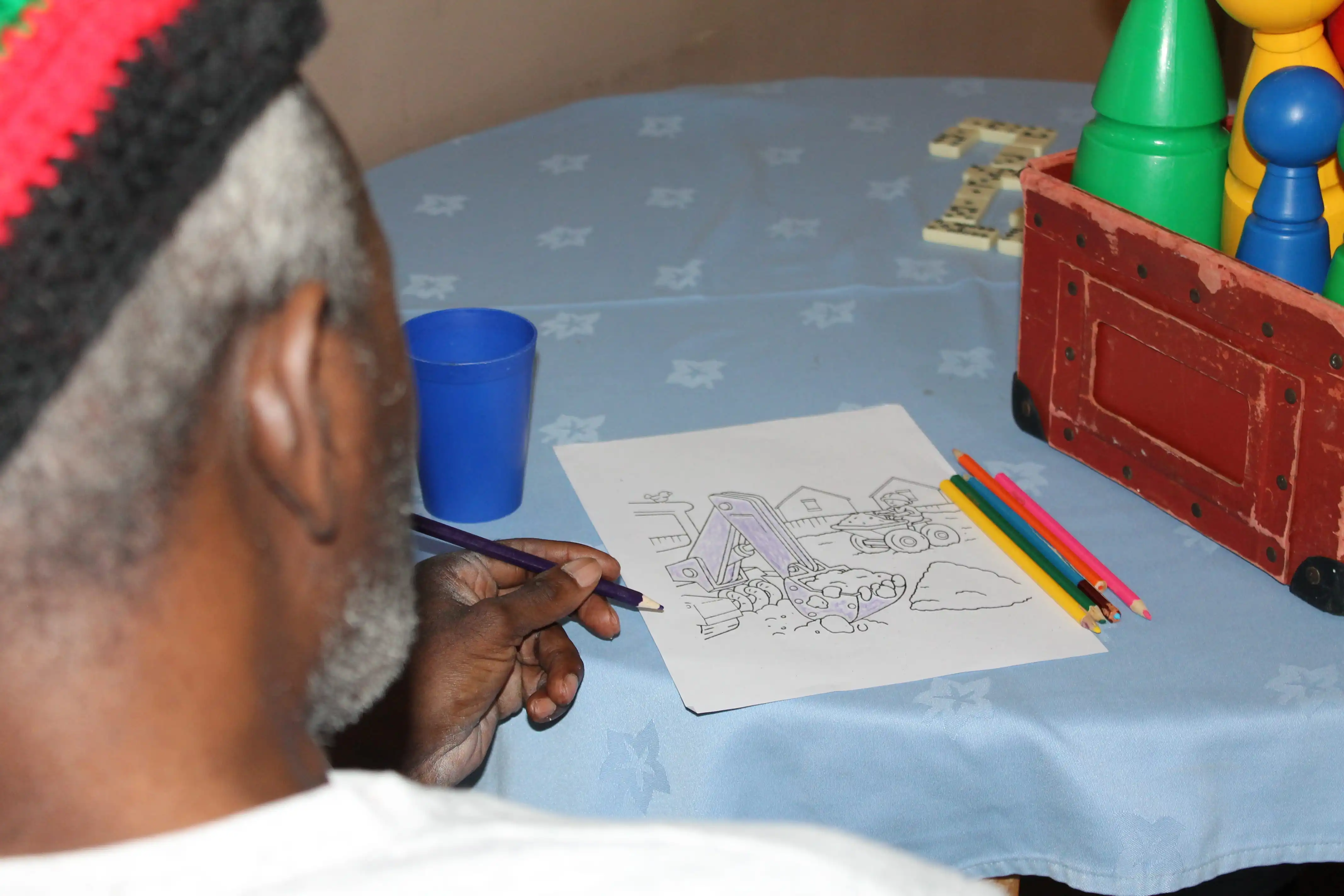 Staff member providing personalized care and attention